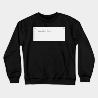 CSS Tower of Pisa Crewneck Sweatshirt